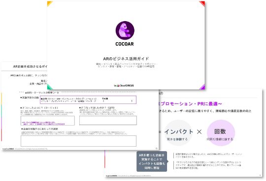 ARのビジネス活用スタートアップガイドの一部
